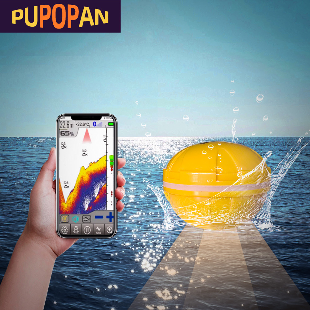 PUPOPAN 100M Brand New Smart P - Fish Finder Transducer ulasan dan harga